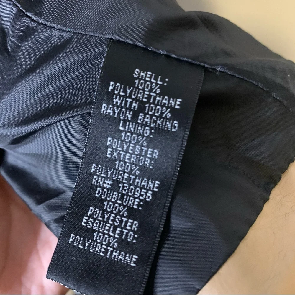 Red Snap Tan & Black Faux Leather Jacket - Picture 10 of 10